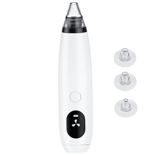 Vide de démontage des points noirs avec 3 modes réglables, fonctionnement de la batterie déménagement d'aspiration noire, nettoyant profondément le vide pour les femmes et les hommes.