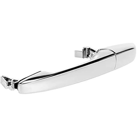 LUJUNTEC Exterior Front Passenger Side Door Handle Replacement fit for 2007-2012 for Ford Edge Flex for Lincoln MKX Chrome Cover