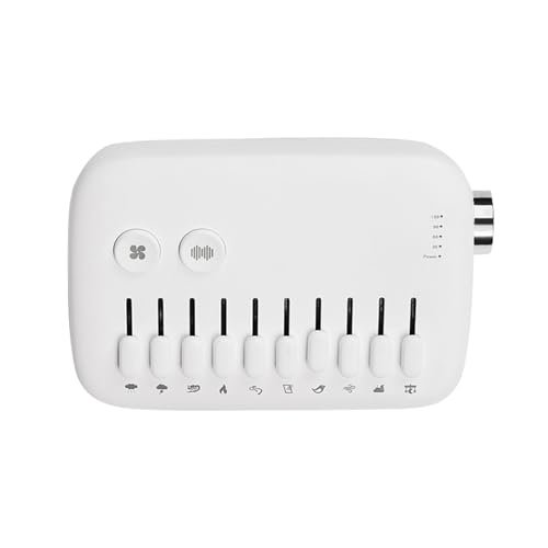 Sound machine white noise en ABS au design minimaliste pour méditation guidée et sommeil profond