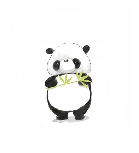 Impression sur toile panda mignon pour une atmosphère douce et cosy