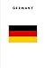 Produktbild Germany: Country Flag A5 Notebook (6 x 9 in) to write in with 120 pages White Paper Journal / Planner / Notepad