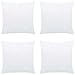 vidaXL Wkłady do poduszek, 4 szt, 45x45 cm, białe