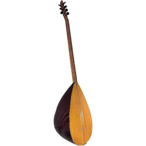 Uzun sap Ceviz Ögrenci Kursiyer Sazi Saz Baglama noktali klavye | Langhals Walnuss Anfänger Schüler Baglama Saz Einsteiger Set