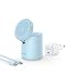 Produktbild Anker 623 Magnetisches Kabelloses Ladegerät MagGo, 2-in-1 Ladestation mit 20W USB-C Ladegerät, Kompatibel mit iPhone 13, 13 Pro, 13 Pro Max, 13 Mini, iPhone 12, 12 Pro, AirPods Pro (Wolkengrau)