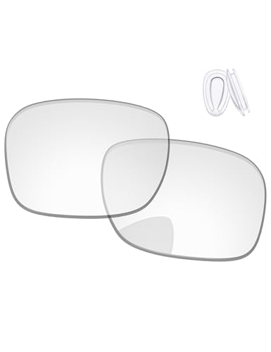 Image of Replacement Lenses & Nose Pieces for Oakley Holbrook Metal OO4123 55mm - Precision Fit, UV Block & Impact Resistant