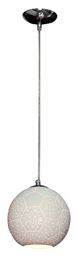 Preisvergleich Produktbild Lampex Melba D 475 / D Pendelleuchte, Metall, Weiß, E27