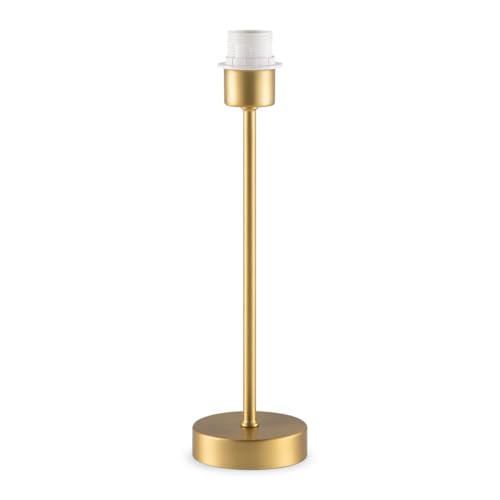 Home Sweet Home Pied de lampe de table classique Simple pour abat-jour | luminaire | 10/10/36,5 cm | Laiton | pied de lampe de table en métal | E27 | pour...