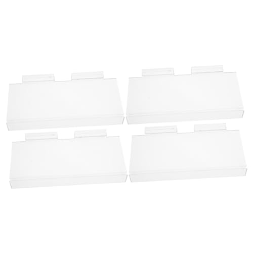 Levemolo 2sets Elegant Wall Shoes Display Shelf Shoe Rack Organizer Cabinet for Slat Wall Shelves Sneaker Storage 2pcs*2