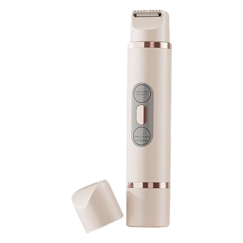 Afeitadora Eléctrica Para Mujeres - Depiladora Para Zona Bikini | Depiladora Facial y Cuerpo y Afeitadora Bikini Doble Cabeza para Piernas y