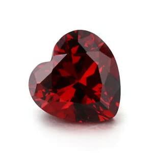 Zircon rouge ovale pour sublimer vos bijoux de soirée et célébrer les grands moments