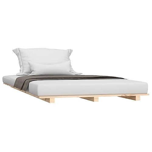 vidaXL Estructura de Cama Madera Maciza de Pino 100x200 cm