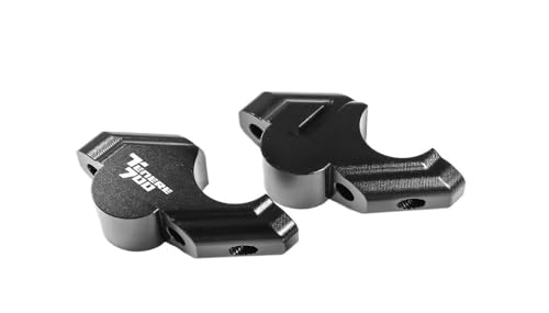 Riser de guidon pour Tenere 700 et XT700Z Rallye, rehausseur noir en aluminium