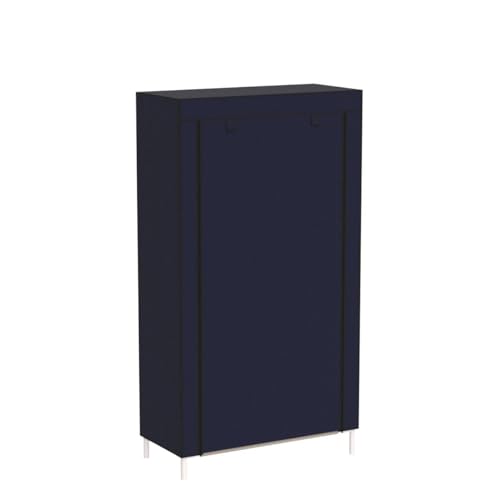 Image of CMerchants Smart Buy Home Utility Portable Space Saving 6 Layer Shoe Rack Organizer Stand Blue (Metal)