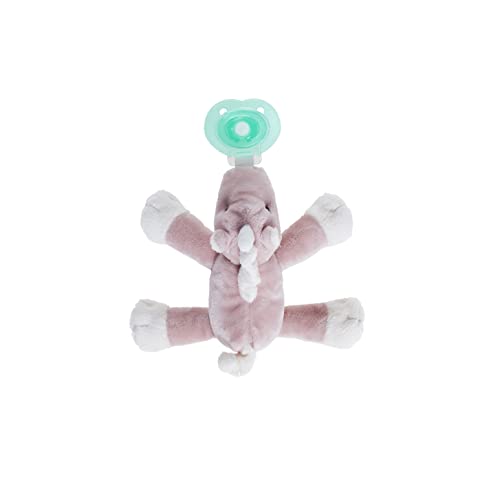 Image of Nookums Paci-Plushies Buddies - Starflower The Unicorn Pacifier Holder - Adapts to Name Brand Pacifiers, Suitable for All Ages, Plush Toy Includes Detachable Pacifier
