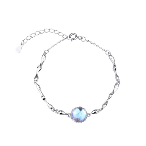 Bracelet en argent sterling pour femme au design d'onde élégant