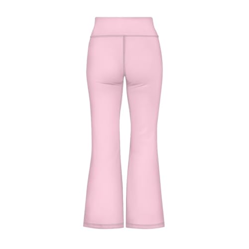 Image of Girls Leggings Floral Print High-Waisted Flared Pants 5-14 Years