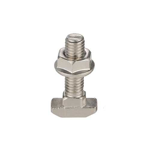 Boulon de marteau en T 45-M8x45 avec écrou à bride pour profilé alu norme européenne