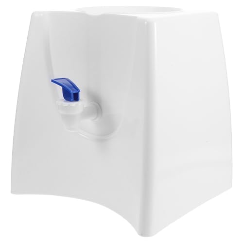 MAGICLULU Dispensador de Agua Fría Compacto para Escritorio Diseño Elegante de Plástico Blanco, Adecuado para Oficina y Dormitorio, Fácil de Usar y Resistente