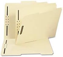 Smead 14580 Folder Two Fasteners 2/5 Cut Right Center Top Tab Letter Manila 50/Box
