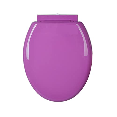 Siège de toilette silencieux abattant WC violet épais et robuste