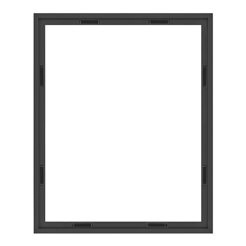 Image of MCS Canvas Float Frames 24x30 Frame, Black Frame for Finished Canvases, Vertical & Horizontal Wall Hanging Large Frame with Adhesive for Canvas Paintings (1-Pack)