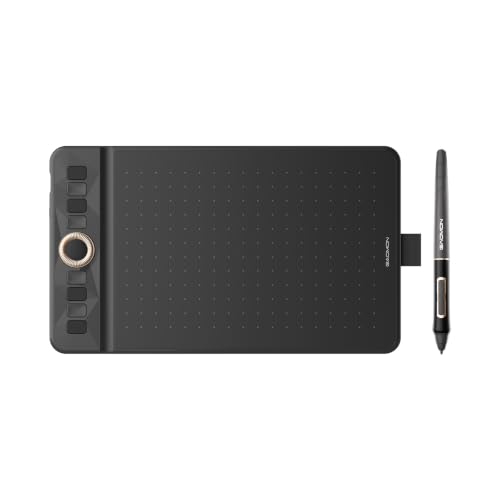GAOMON WH851 Tavoletta Grafica Wireless, Penna Digitale AP519 senza Batteria, 8 Tasti Programmabili, Ideale per Disegno Studio e Lavoro (Grigio)