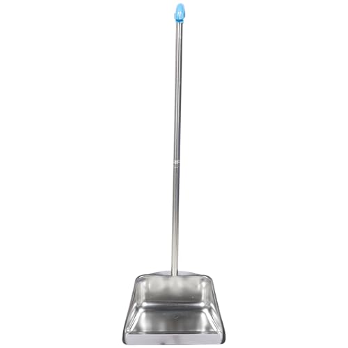 Alipis Kehrschaufel Mit Langem Stiel Müllschaufel Aus Edelstahl Kehrmaschine Aus Edelstahl Kehrblech Mit Langem Stiel Behandelte Kehrschaufel Besen Und Kehrschaufel Aus Metall Heimwerkzeuge Büro Plast