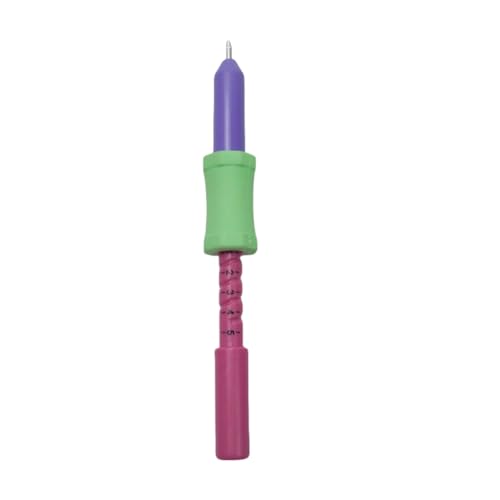 Beginner Punching Needle Embroidery Pen,Punch Needle Kit Random Color with 2.2mm Needle Tip Needle Threader Adjustable Embroidery Pen Punching Needle for Adult Beginner, Embroidery Weaving Tools