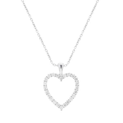 IGI Certified Lab Grown Diamond Heart Necklace