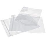Alipis 300 piezas Bolsas de Plástico Transparentes Reutilizables Unidades Gruesas con Cierre Hermético para Almacenamiento Seguro Hogar y Comercio