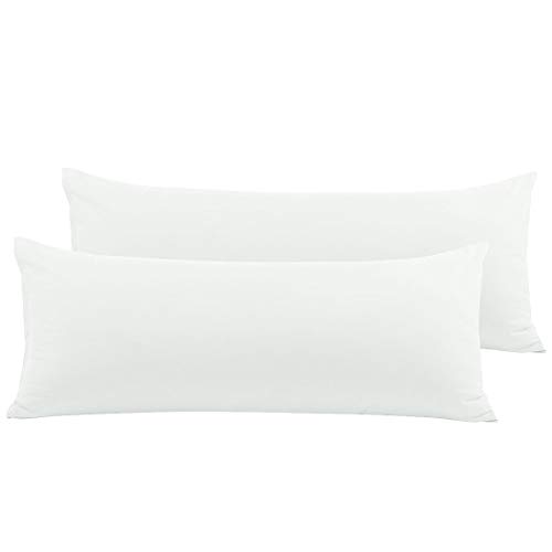 PiccoCasa 2 Packs Body Pillow Cover, Soft 100% Brushed Microfiber Body Pillow Pillowcase