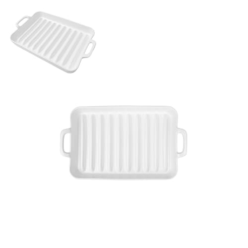 Upgraded Large White Ceramic Tray