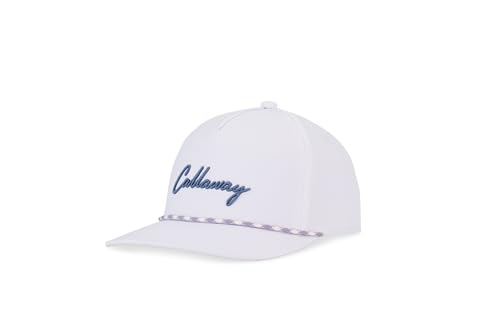 Callaway Golf Retro Collection Headwear (Birdie Putt, White/Slate Blue)