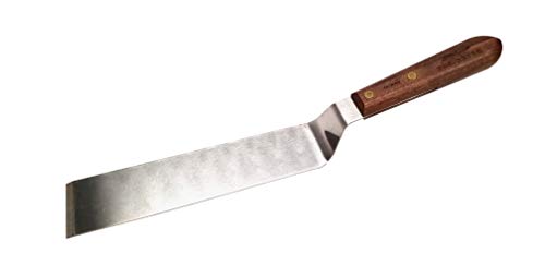 Albion Engineering Company 258-33718 Caulk Bucket Scraping Tool, Stainless Steel, Offset Hardwood Handle, 2" Wide Tip x 8" Long Blade - Thumbnail 2
