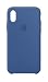 Produktbild Apple Silikon Case (für iPhone XS) - Delftblau