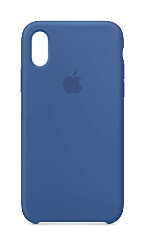 Iphone xs blue silicone case Clearance
