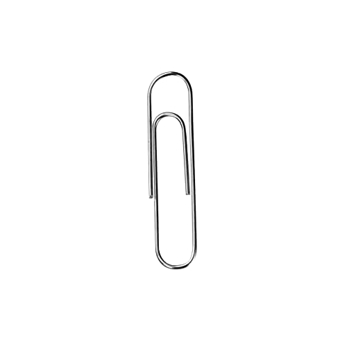 D.RECT 1000 Stück Office Büroklammern aus Metall 28mm | Briefklammern Büro-Aktenklammern verzinkt | 10x100 Stück, Verpackung kann variieren