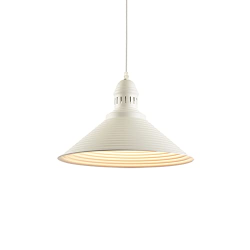 Suspension industrielle macaron en métal pour illuminer chaleureusement votre îlot de cuisine
