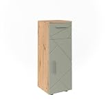 Vicco Midischrank Irma, Salbeigrün, 30 x 81 cm, zur Aufbewahrung...