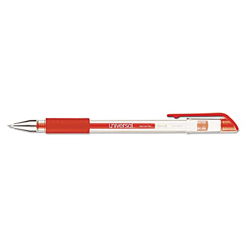 Bolígrafo Gel Universal Roller Ball Rojo Mediano Docena miniatura 2