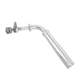HOOWIFFY Manico Design Inossidabile Acciaio per in Sportello e Stufa Resistente al Calore Raffinato Vintage Accessorio per Stufa Facile Manutenzione