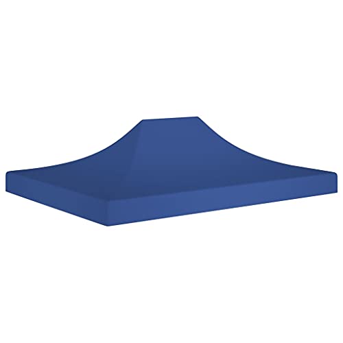 Toit de tente de fête étanche et anti-UV bâche Oxford 600D avec revêtement PVC bleu
