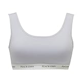 [ルシアン] スポーツブラ PEACH JOHN(ピーチジョン) コラボ ハーフトップ SPORTS type ガールズ グレー