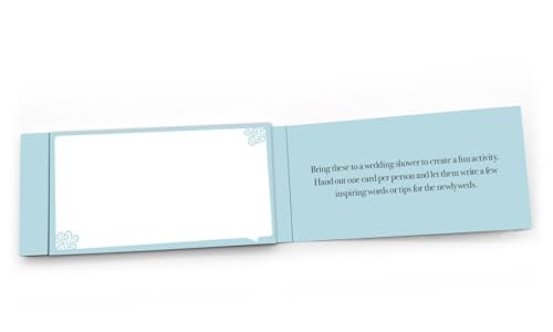 Image of Papersalt Being Newlywed Wedding Shower Notes and Advice, 4-Inch, Multicolor