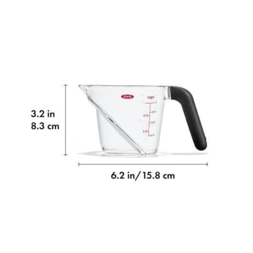 Jarra medidora OXO 250 ml transparente miniatura 4