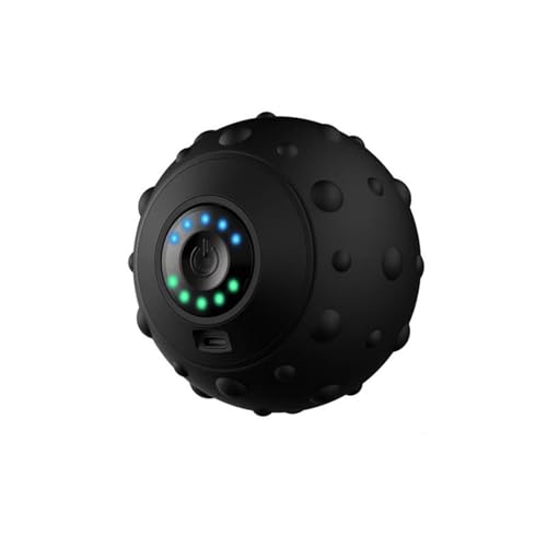 Bola de masaje vibratoria recargable en forma de maní – Rodillo de espuma portátil de 5 velocidades para tejido profundo, recuperación muscular, yoga, movilidad y relajación total del cuerpo miniatura 1
