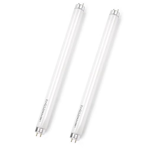 Genérico 2 Pack T8 18W Tubos Fluorescentes, Tamaño 600 mm, Blanco Frío 6500K, Casquillo G13, Lámpara De Bajo Consumo, Luz De Emergencia De Bajo Consumo Para Cocina, Baño, Armario Y Garaje