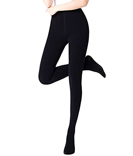 Pnadty Women's High Waisted Velvet Warm Elastic Tights Winter Fleece Lined Thick Leggings Pants2