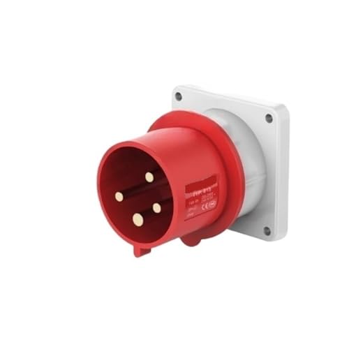 Connecteur industriel encastré 63A 4 broches IP44 1982 TYP 1688 63A5PIP44