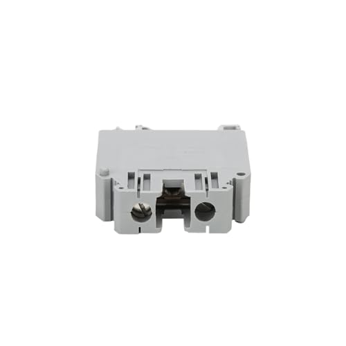 Terminal de carril DIN UK 35 con tornillo universal para conector de cable, pack de 5 6